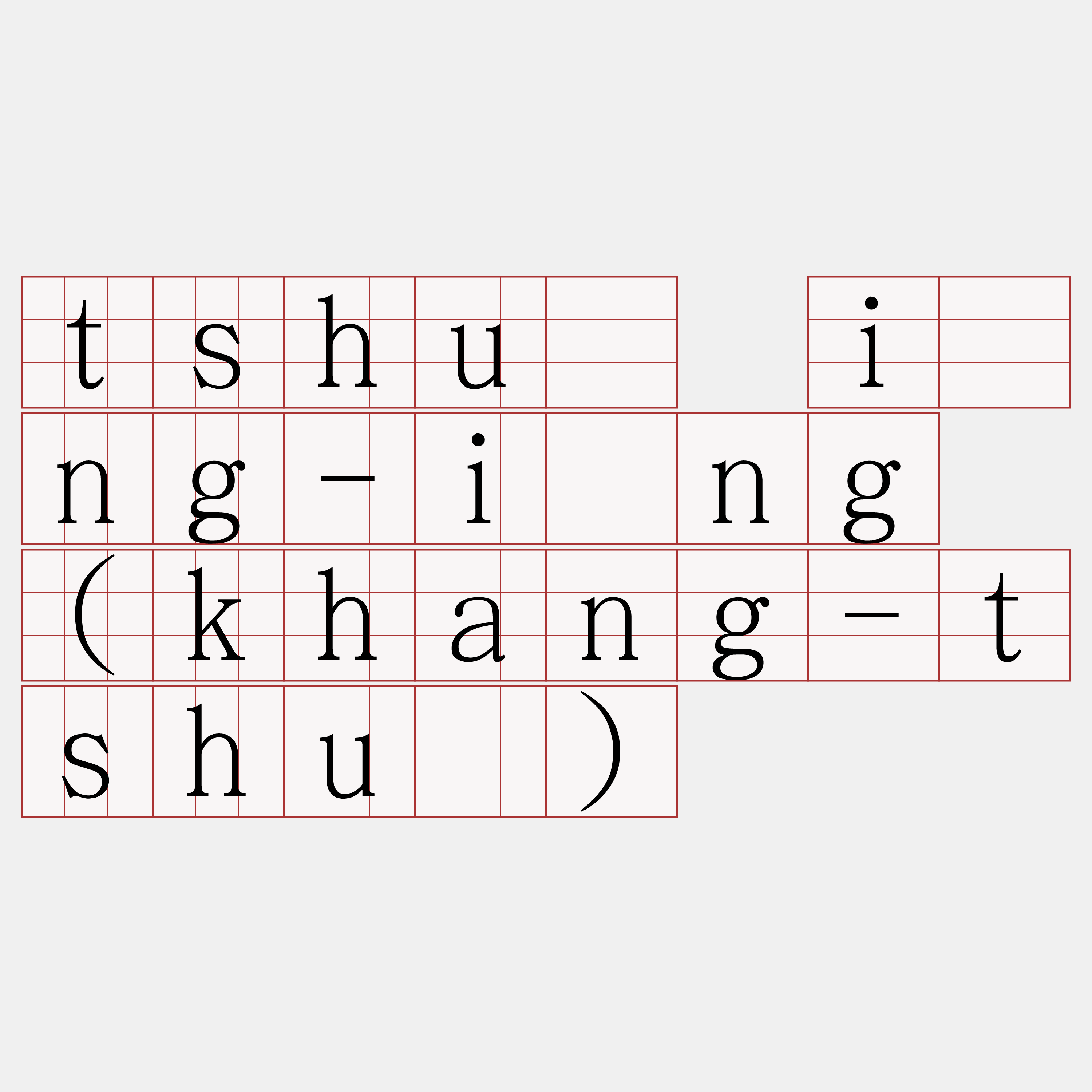 tshù îng-îng (khang-tshù)